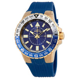 Invicta Aviator Zager Exclusive Blue Dial Blue Silicone Men's Watch 19270 - The Watches Men & Co