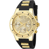 Invicta BLU Chronograph Quartz Gold Dial Ladies Watch 36909 - The Watches Men & Co