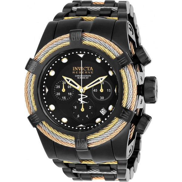 Invicta Bolt Chronograph Black Dial Men's Watch 23050 - The Watches Men & Co