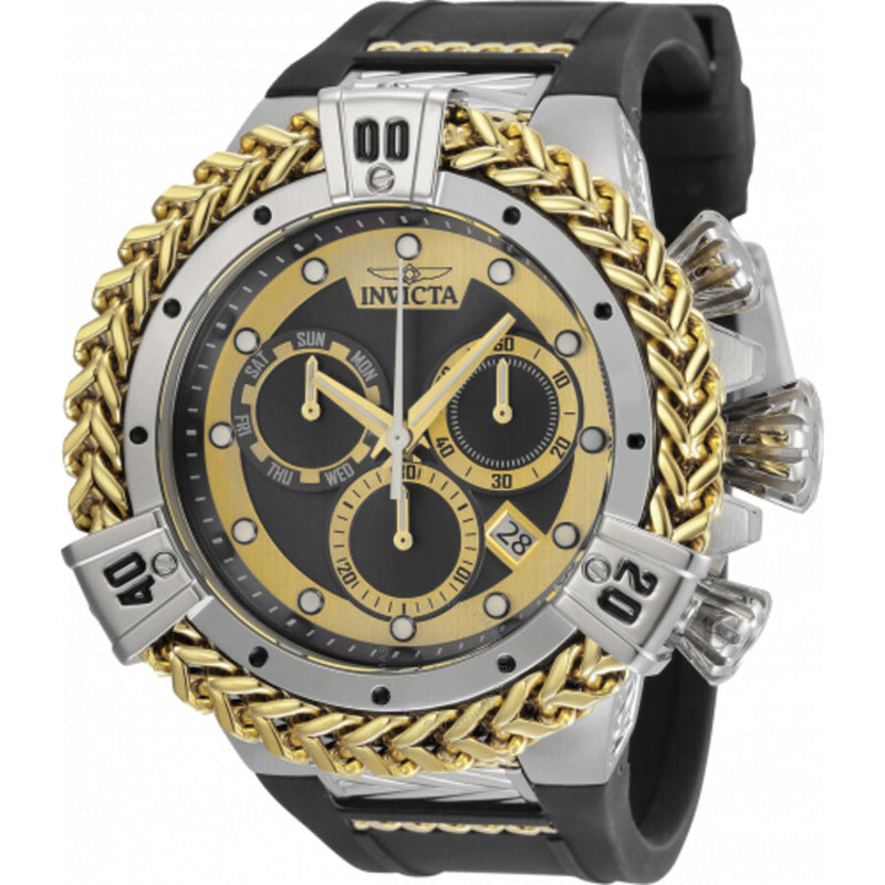 Invicta Bolt Herc Chronograph Date Quartz Black Dial Men's Watch 35580 - The Watches Men & Co