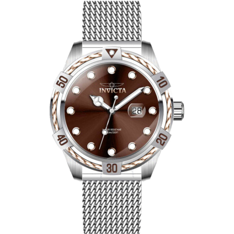Invicta Bolt Quartz Brown Dial Men's Watch 43554 - The Watches Men & Co