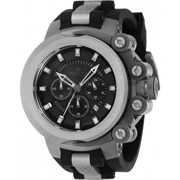 Invicta Coalition Forces Chronograph GMT Quartz Black Dial Men's Watch 38339 - The Watches Men & Co