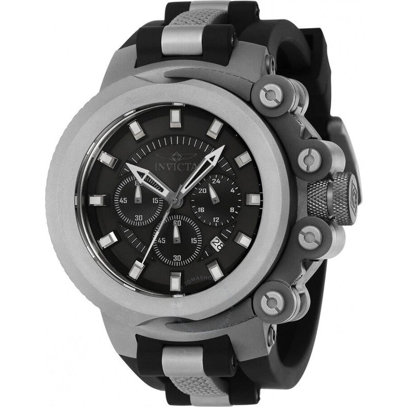 Invicta Coalition Forces Chronograph GMT Quartz Black Dial Men's Watch 38339 - The Watches Men & Co