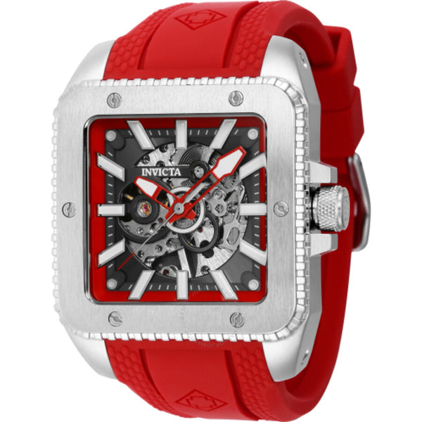 Invicta Cuadro Hand Wind Silver Dial Men's Watch 44002 - The Watches Men & Co