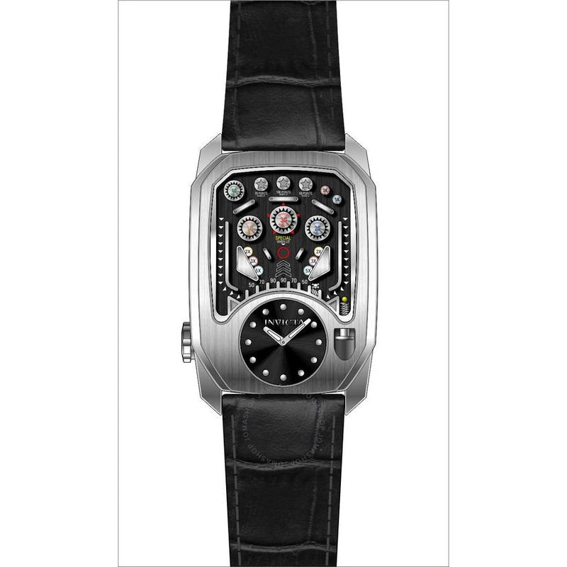 Invicta Cuadro Quartz Black Dial Men's Watch 35450 - The Watches Men & Co