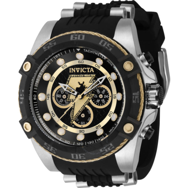 Invicta DC Comics Black Adam Chronograph GMT Quartz Black Dial Men's Watch 41250 - The Watches Men & Co