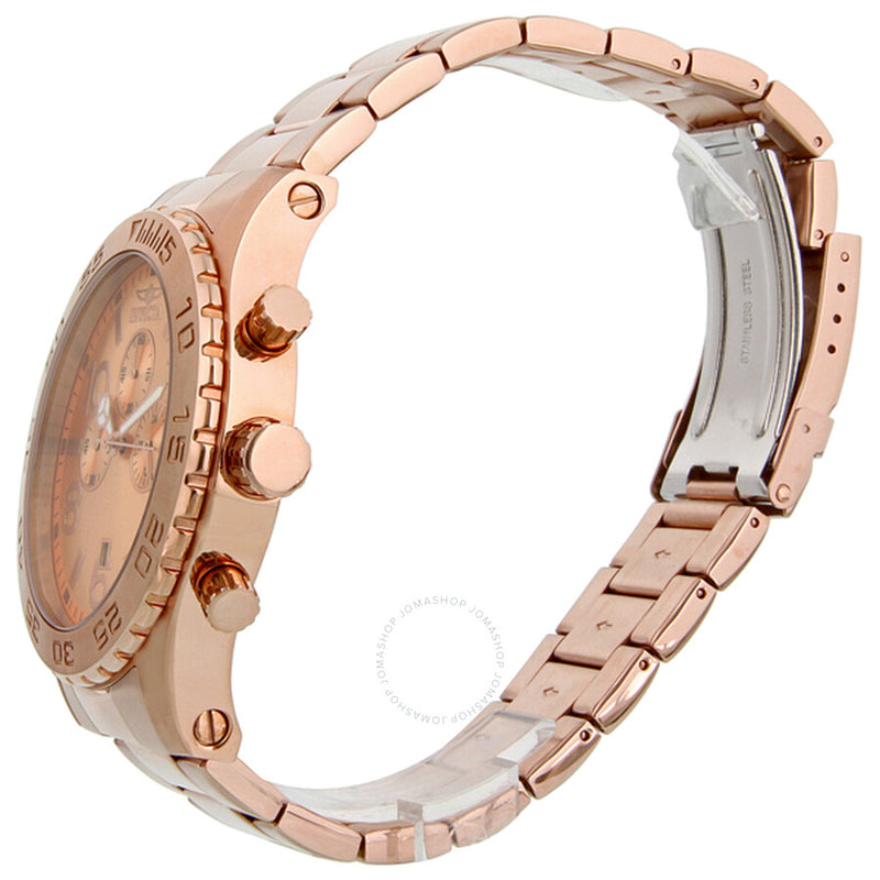 Invicta Elegant Ocean Chronograph Rose Dial Rose Gold-tone Men's Watch 1271 - The Watches Men & Co #4