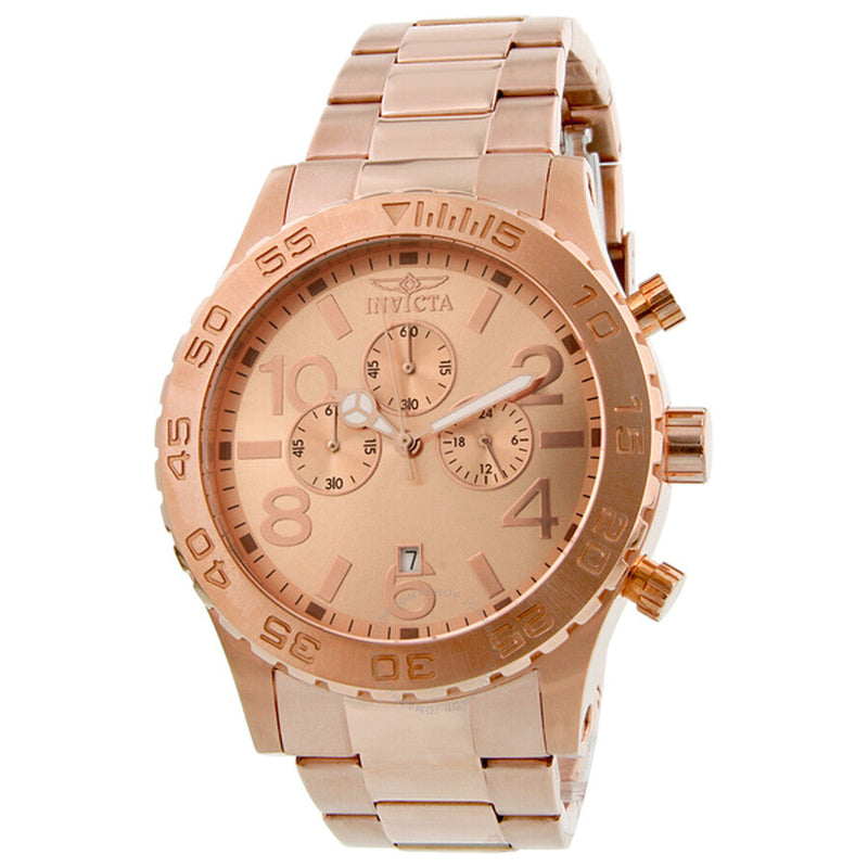 Invicta Elegant Ocean Chronograph Rose Dial Rose Gold-tone Men's Watch 1271 - The Watches Men & Co #2