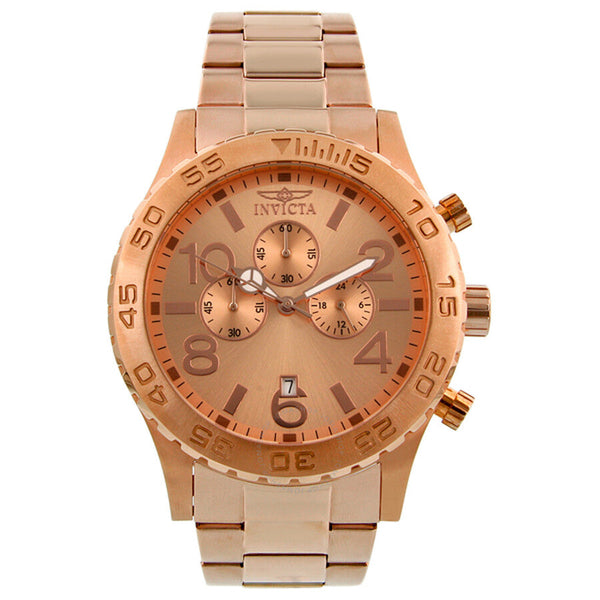 Invicta Elegant Ocean Chronograph Rose Dial Rose Gold-tone Men's Watch 1271 - The Watches Men & Co