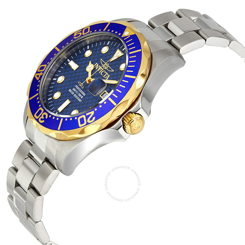 Invicta Grand Diver Blue Carbon Fiber Dial Men's Watch 12566 - The Watches Men & Co #2