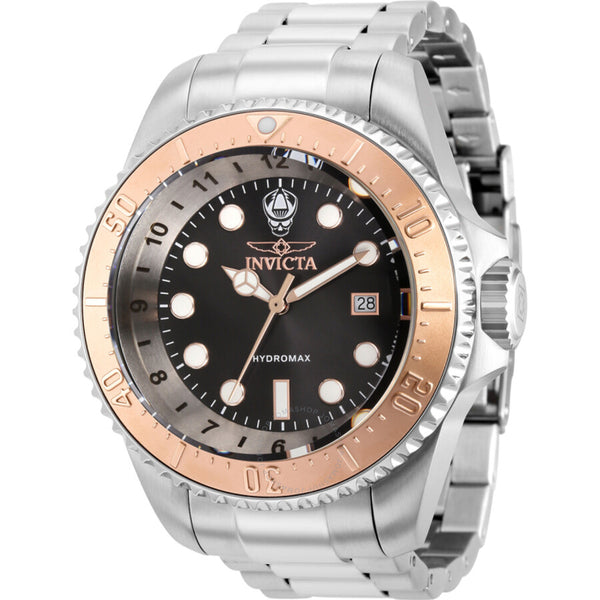 Invicta Hydromax Quartz Black Dial Men's Watch 38017 - The Watches Men & Co