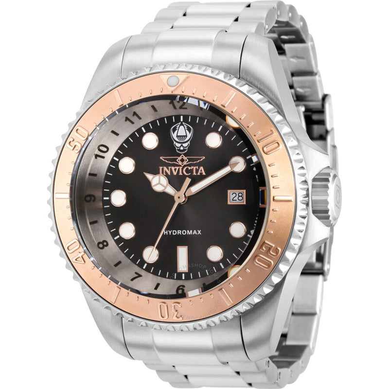 Invicta Hydromax Quartz Black Dial Men's Watch 38017 - The Watches Men & Co