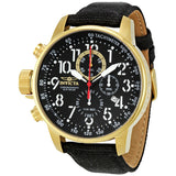 Invicta I-Force Lefty Chronograph Black Dial Gold-tone Lefty Men's Watch 1515 - The Watches Men & Co