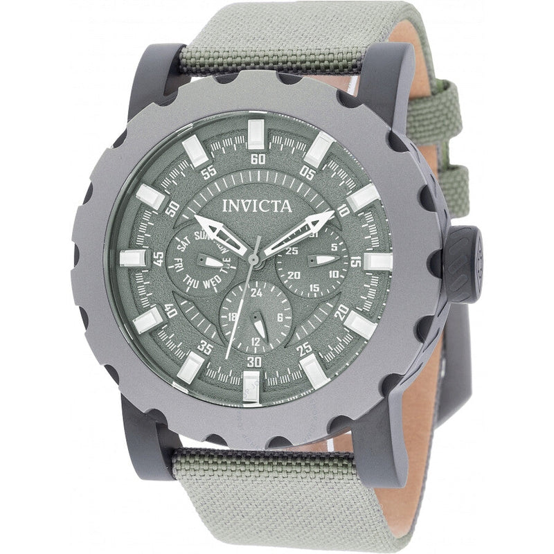 Invicta I-Force Quartz Olive Green Dial Men's Watch 47586 - The Watches Men & Co