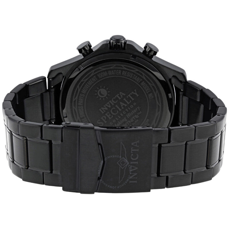Invicta II Collection Black Dial Black Ion-Plated Men's Watch 0383 - The Watches Men & Co #3