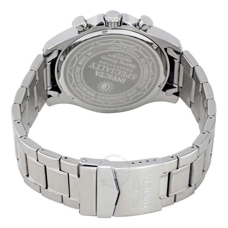 Invicta II Multifunction Black Dial Stainless Steel Men's Watch 0379 - The Watches Men & Co #3