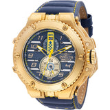 Invicta Invicta Racing Downforce GMT Quartz Blue Dial Men's Watch 47379 - The Watches Men & Co