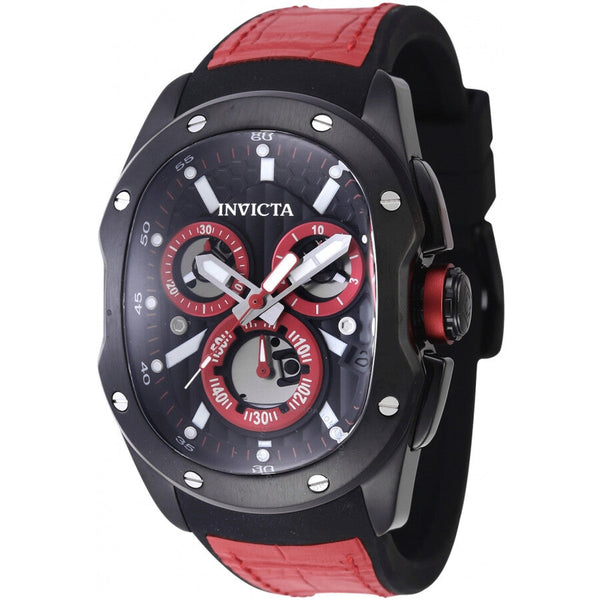 Invicta Lupah Revolution 2.0 Chronograph Quartz Black Dial Men's Watch 45436 - The Watches Men & Co