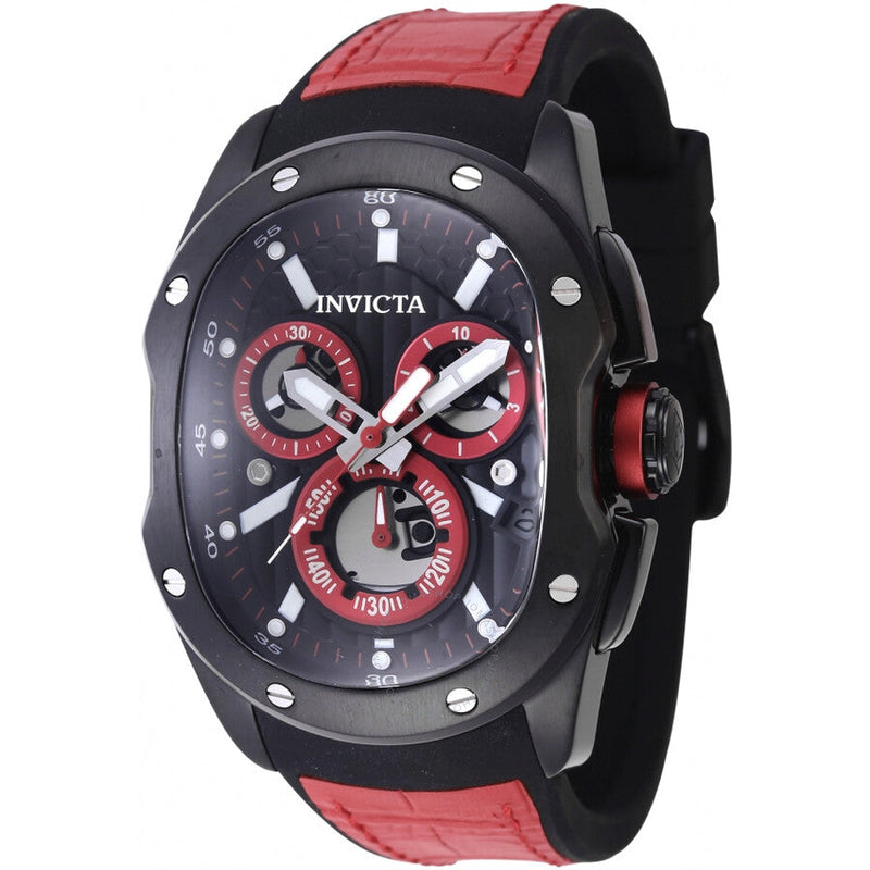 Invicta Lupah Revolution 2.0 Chronograph Quartz Black Dial Men's Watch 45436 - The Watches Men & Co