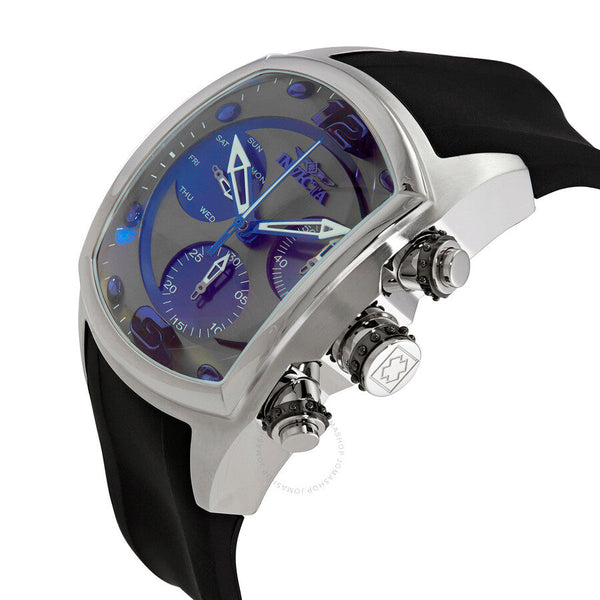 Invicta Lupah Revolution Collection Chronograph Black Polyurethane Men's Watch 6101 - The Watches Men & Co #2