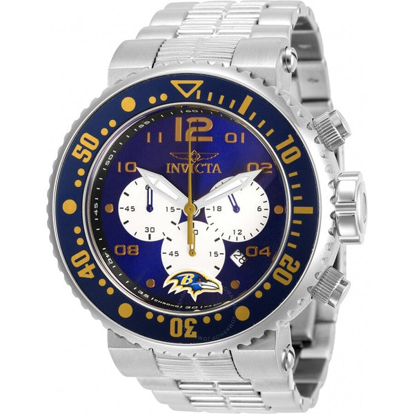 Invicta NFL Baltimore Ravens Chronograph Quartz Men's Watch 30257 - The Watches Men & Co