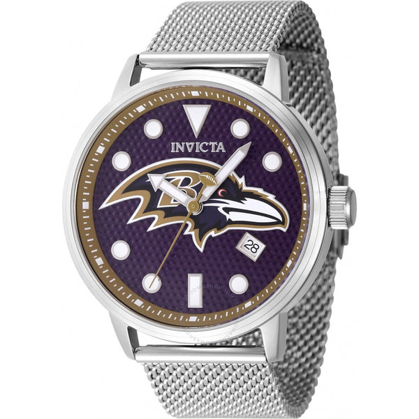 Invicta Nfl Baltimore Ravens Quartz Blue Dial Men's Watch 47976 - The Watches Men & Co