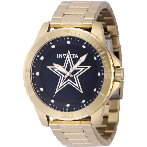 Invicta Nfl Dallas Cowboys Quartz Blue Dial Men's Watch 48091 - The Watches Men & Co