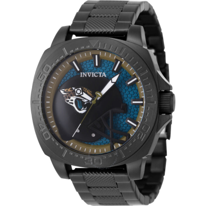 Invicta NFL Jacksonville Jaguars Quartz Men's Watch 47892 - The Watches Men & Co