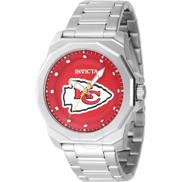 Invicta Nfl Kansas City Chiefs Quartz Red Dial Men's Watch 47928 - The Watches Men & Co