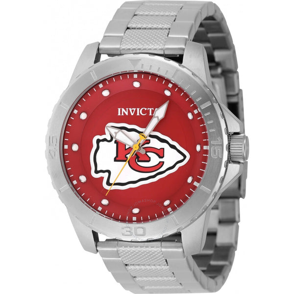 Invicta Nfl Kansas City Chiefs Quartz Red Dial Men's Watch 48089 - The Watches Men & Co