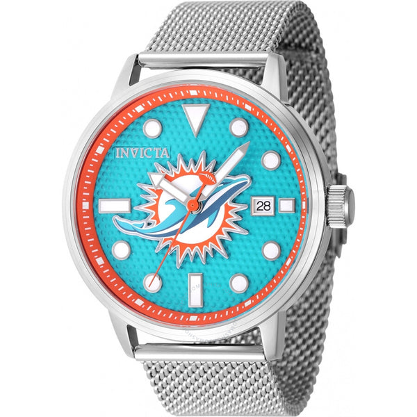 Invicta Nfl Miami Dolphins Quartz Men's Watch 47972 - The Watches Men & Co