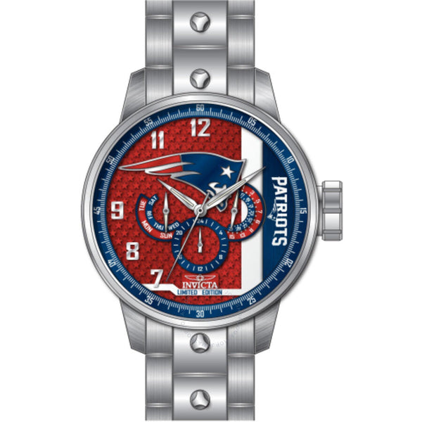 Invicta NFL New England Patriots GMT Quartz Men's Watch 45131 - The Watches Men & Co
