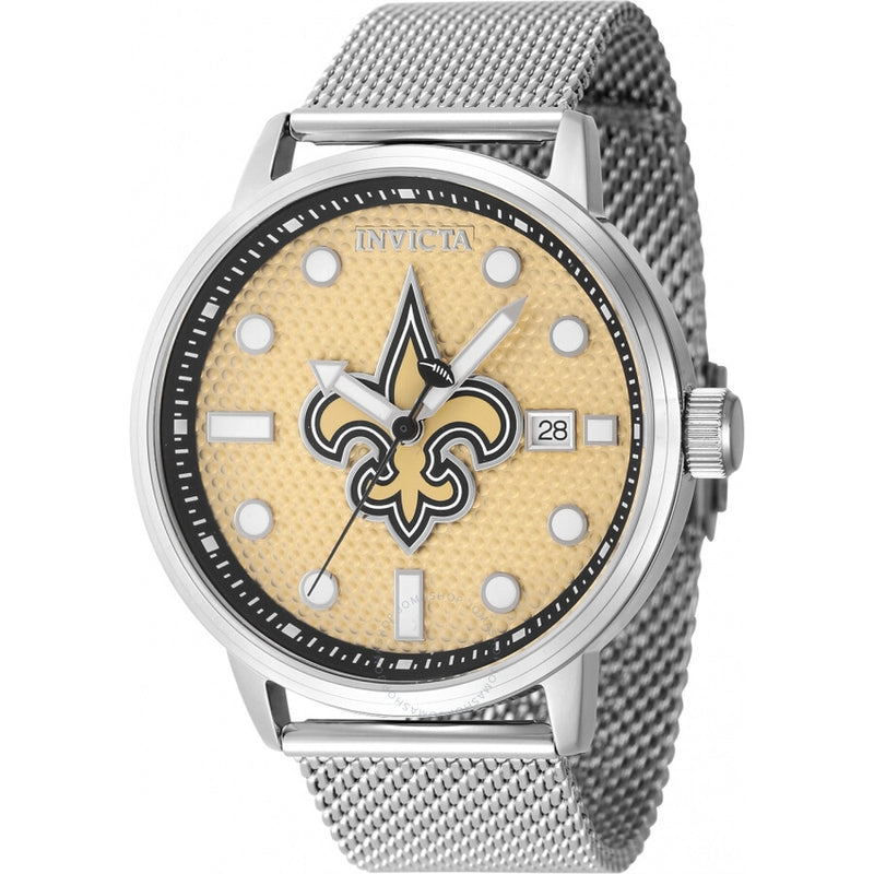 Invicta Nfl New Orleans Saints Quartz Men's Watch 47981 - The Watches Men & Co