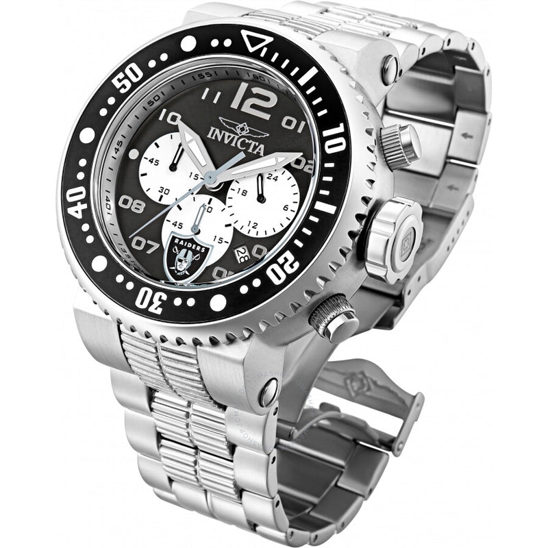Invicta NFL Oakland Raiders Chronograph Quartz Men's Watch 30279 - The Watches Men & Co #2