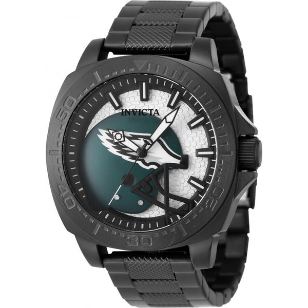 Invicta Nfl Philadelphia Eagles Quartz Silver Dial Men's Watch 47872 - The Watches Men & Co