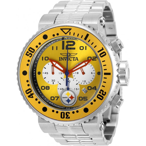 Invicta NFL Pittsburgh Steelers Chronograph Quartz Men's Watch 30281 - The Watches Men & Co
