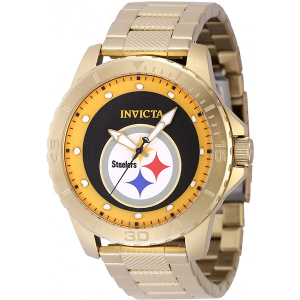 Invicta Nfl Pittsburgh Steelers Quartz Men's Watch 48092 - The Watches Men & Co