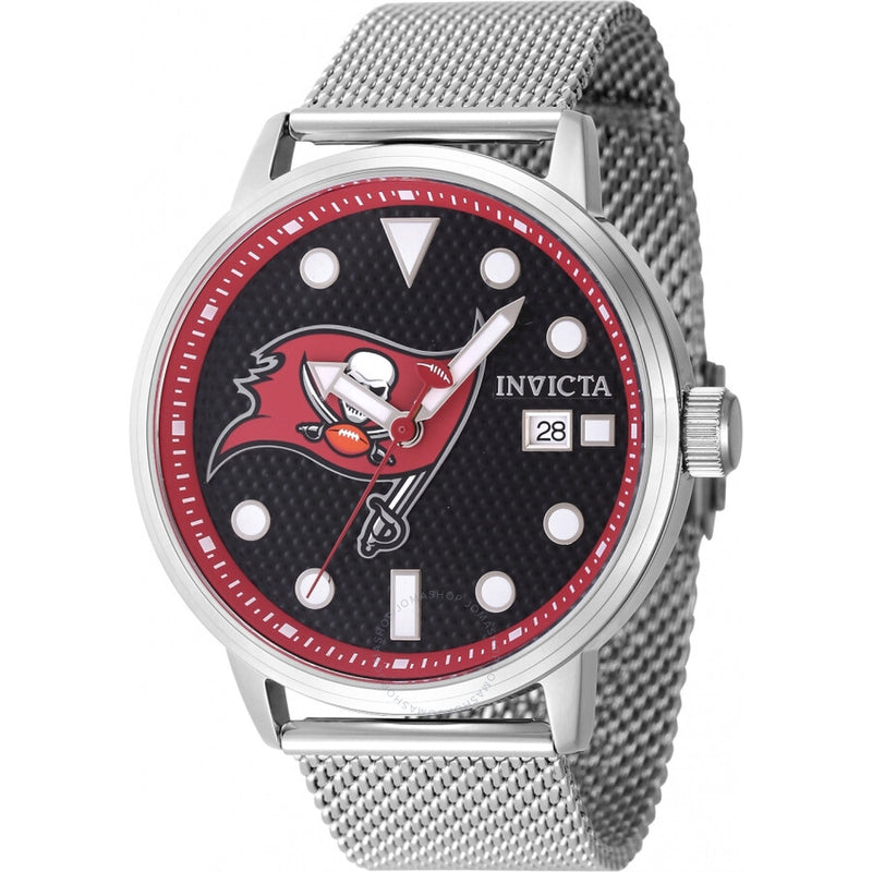 Invicta Nfl Tampa Bay Buccaneers Quartz Black Dial Men's Watch 47979 - The Watches Men & Co