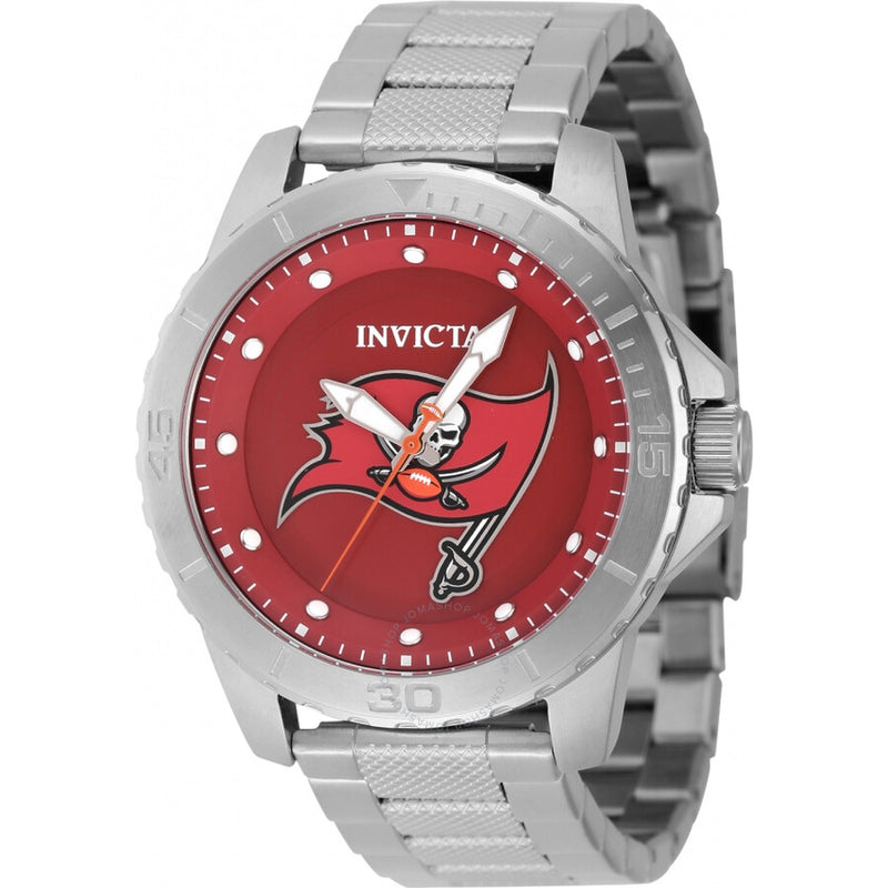 Invicta Nfl Tampa Bay Buccaneers Quartz Red Dial Men's Watch 48090 - The Watches Men & Co