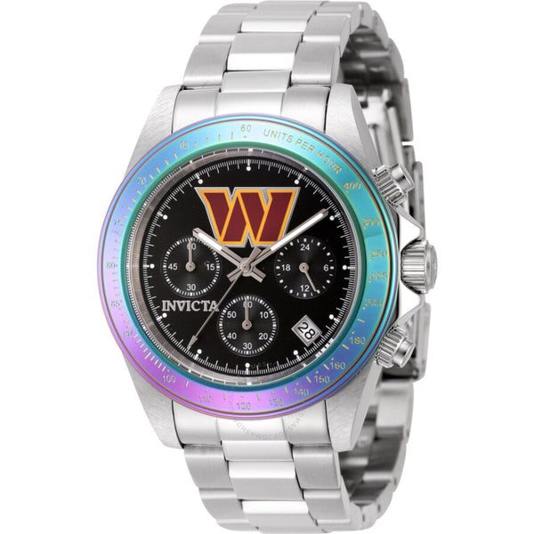 Invicta NFL Washington Commanders Chronograph GMT Quartz Black Dial Men's Watch 44985 - The Watches Men & Co
