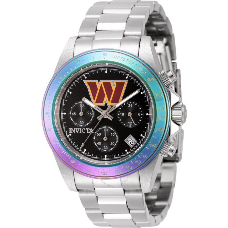 Invicta NFL Washington Commanders Chronograph GMT Quartz Black Dial Men's Watch 44985 - The Watches Men & Co