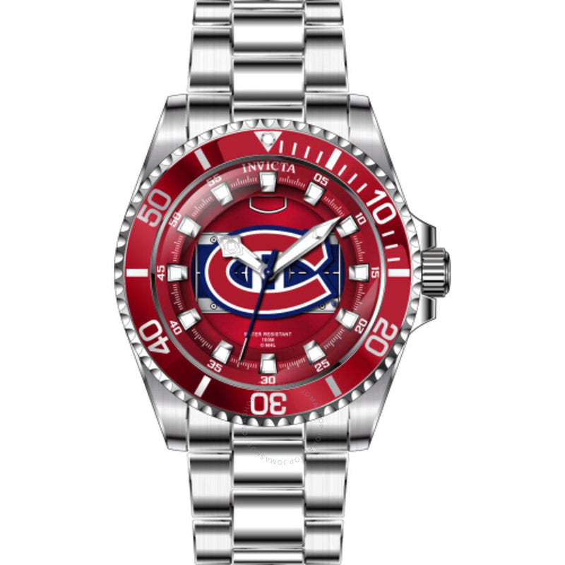 Invicta NHL Montreal Canadiens Quartz Ladies Watch 42229 - The Watches Men & Co #2