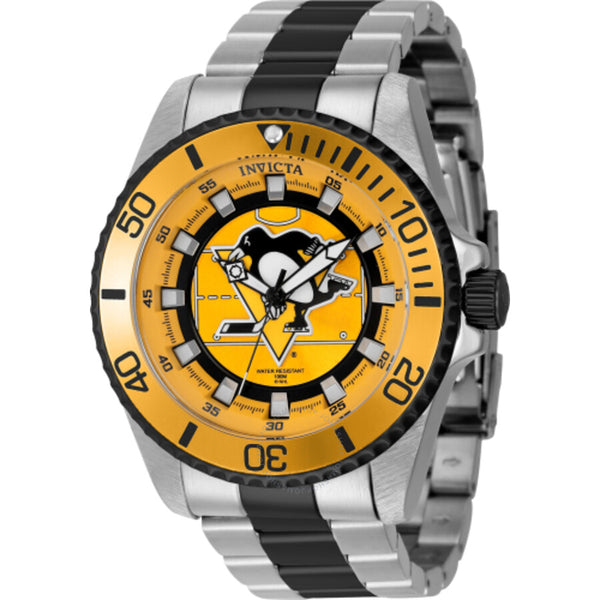 Invicta NHL Pittsburgh Penguins Quartz Men's Watch 42242 - The Watches Men & Co