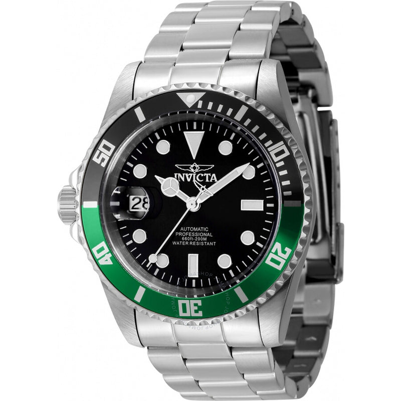 Invicta Pro Diver Automatic Black Dial Sprite Bezel Lefty Men's Watch 43975 - The Watches Men & Co