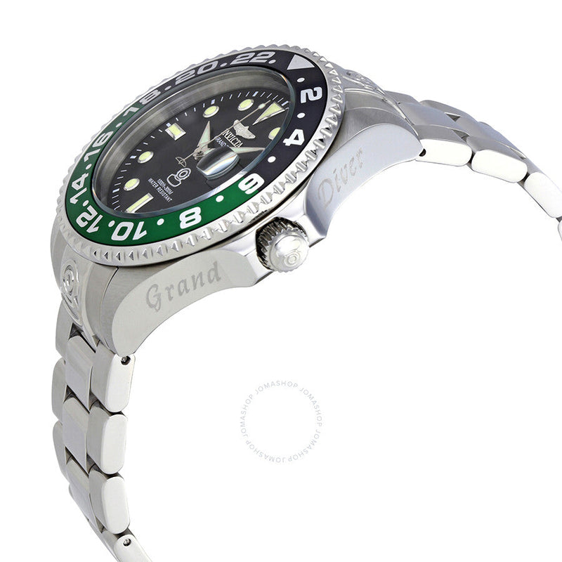Invicta Pro Diver Automatic Black Dial Sprite Bezel Men's Watch 21866 - The Watches Men & Co #2