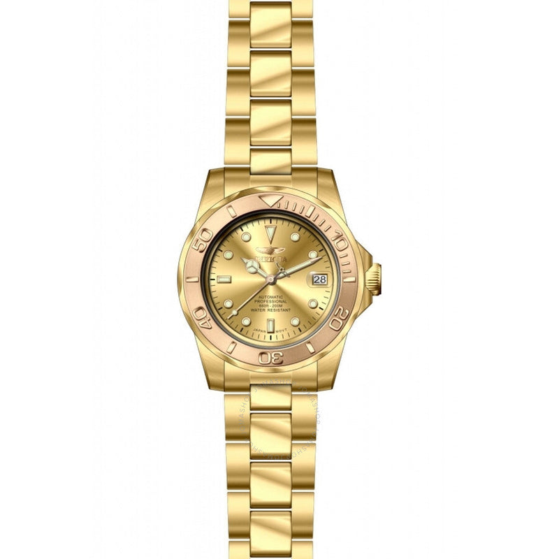 Invicta Pro Diver Automatic Gold Dial Men's Watch 13930 - The Watches Men & Co #2