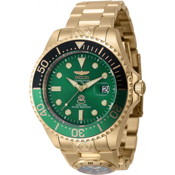 Invicta Pro Diver Automatic Green Dial Sprite Bezel Men's Watch 45818 - The Watches Men & Co