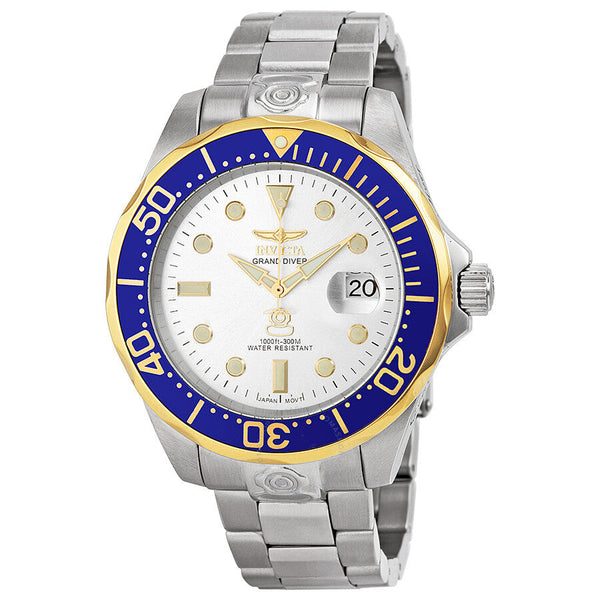 Invicta Pro Diver Automatic Silver Dial Men's Watch 13788 - The Watches Men & Co