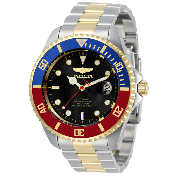 Invicta Pro Diver Black Dial Pepsi Bezel Men's Watch 34043 - The Watches Men & Co