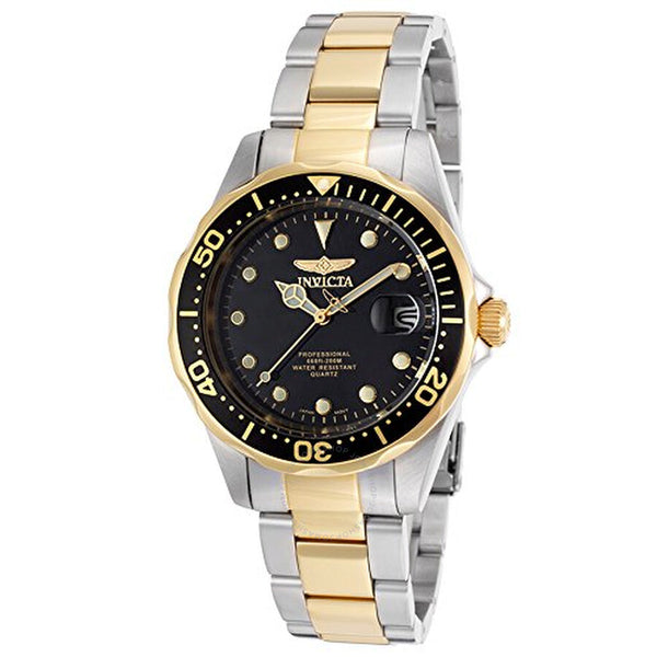 Invicta Pro Diver Black Dial Two-tone Men's Watch 17049 - The Watches Men & Co